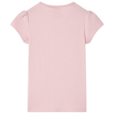 T-shirt de criança rosa-claro 92