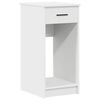 vidaXL Suporte torre de computador com gaveta 35x45x77 cm branco