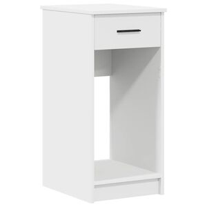 vidaXL Suporte torre de computador com gaveta 35x45x77 cm branco