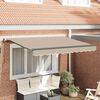 vidaXL Toldo Retr&aacute;til Manual Bege 250 x 200 cm tecido