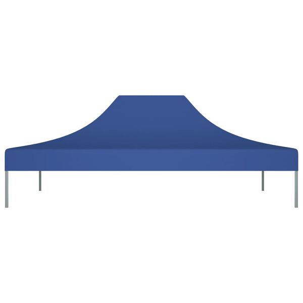 vidaXL Teto para tenda de festas 4,5x3 m 270 g/m&sup2; azul