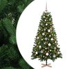 vidaXL &Aacute;rvore de Natal artificial com bolas 120 cm 150 LED
