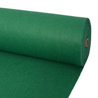 vidaXL Carpete liso para eventos 1x12 m verde