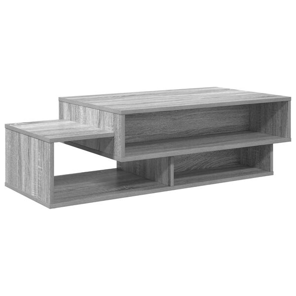 vidaXL Mesa de centro Cinza Sonoma 105 x 50 x 32,5 cm