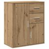 vidaXL Buffet Carvalho Artesanal 60 x 31 x 70 cm Derivados de Madeira