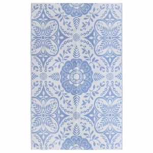 vidaXL Tapete de exterior 190x290 cm ARAKIL PP azul-beb&eacute;
