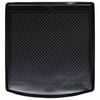 vidaXL Tapete de Porta-Malas Preto Borracha