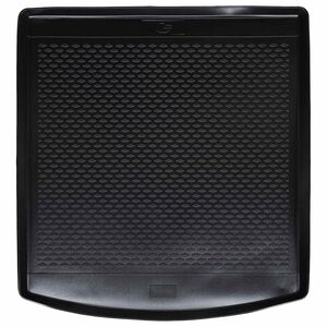 vidaXL Tapete de Porta-Malas Preto Borracha