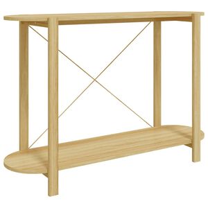 vidaXL Mesa consola 110x38x75 cm derivados de madeira
