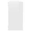 vidaXL Prateleiras parede forma de cubo 6 pcs 30x15x30cm branco brilh.