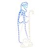 vidaXL Figura natal&iacute;cia de pastor e cordeiro com 168 LEDs 102,5x35 cm