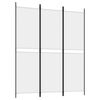 vidaXL Biombo/divis&oacute;ria com 3 pain&eacute;is 150x180 cm tecido branco