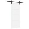 vidaXL Porta Deslizante ORKDAL 83 x 202 cm Madeira de Pinho Maci&ccedil;a
