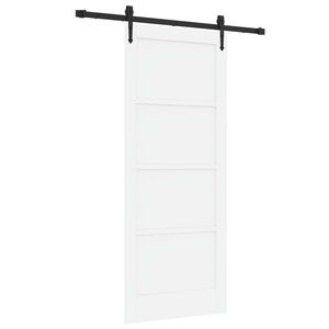 vidaXL Porta Deslizante ORKDAL 83 x 202 cm Madeira de Pinho Maci&ccedil;a