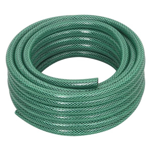 vidaXL Mangueira de jardim 0,5" 30 m PVC verde
