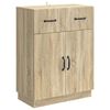vidaXL Buffet Carvalho Sonoma 66 x 34,5 x 87 cm Derivados de Madeira