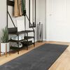 vidaXL Tapetes de &aacute;rea HUARTE Antracite 300 x 80 cm Poli&eacute;ster
