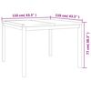vidaXL 5 pcs conjunto de jantar p/ jardim madeira de teca maci&ccedil;a
