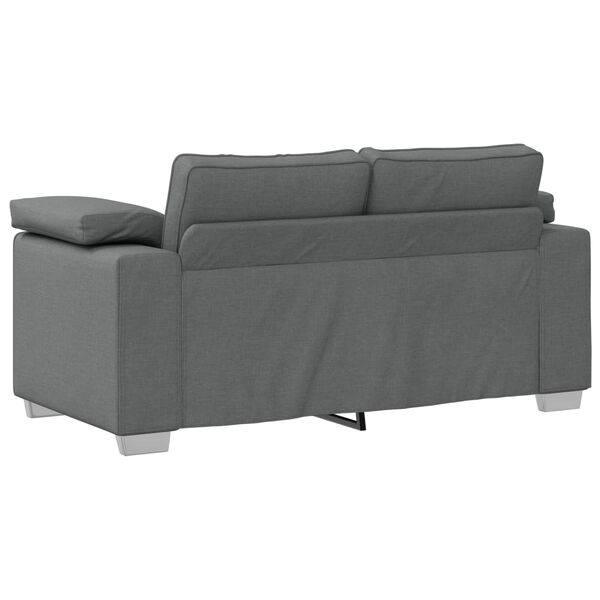 vidaXL Sof&aacute; Cinza Escuro 160 x 77 x 82 cm tecido
