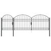 vidaXL Port&atilde;o de Cerca de Jardim com Topo Arqueado ASSEN 4 x 1,25 m