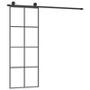 vidaXL Porta deslizante c/ conj. ferragens 76x205cm vidro ESG/alum&iacute;nio