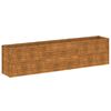 vidaXL Canteiro elevado de jardim 291x50x69 cm A&ccedil;o Corten