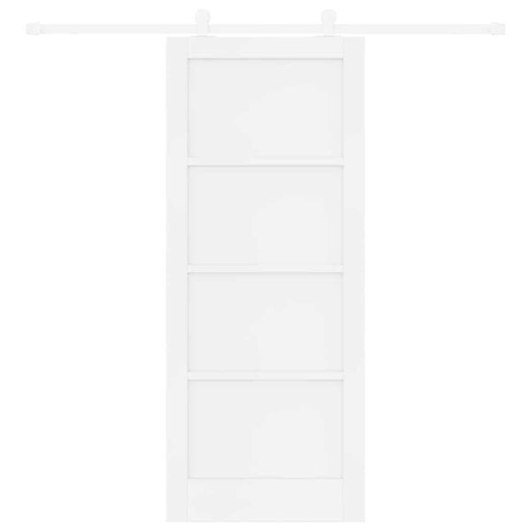 vidaXL Porta Deslizante ORKDAL Branco 83 x 202 cm