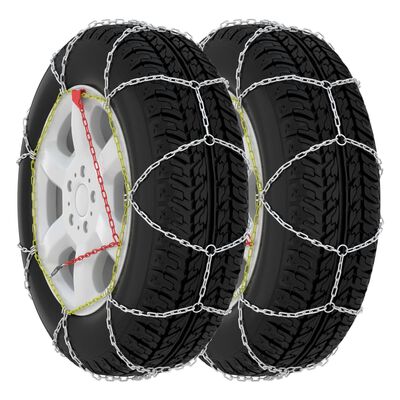 vidaXL Correntes de neve para pneus de carros 2 pcs 9 mm KN80