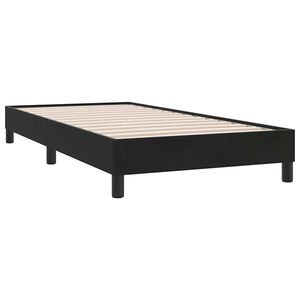 vidaXL Estrutura de cama sem colch&atilde;o 80x210 cm veludo preto
