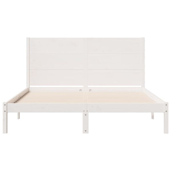 vidaXL Cama extra longa sem colch&atilde;o 140x220 cm madeira maci&ccedil;a