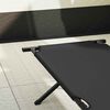 vidaXL Cama de Camping Dobrável Manual Preto Tecido Oxford