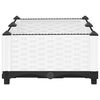 vidaXL Canteiro elevado 80x40x23 cm polipropileno