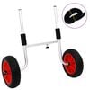 vidaXL Carrinho de caiaque 90 kg alum&iacute;nio