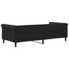 vidaXL Sof&aacute;-cama 90x200 cm veludo preto