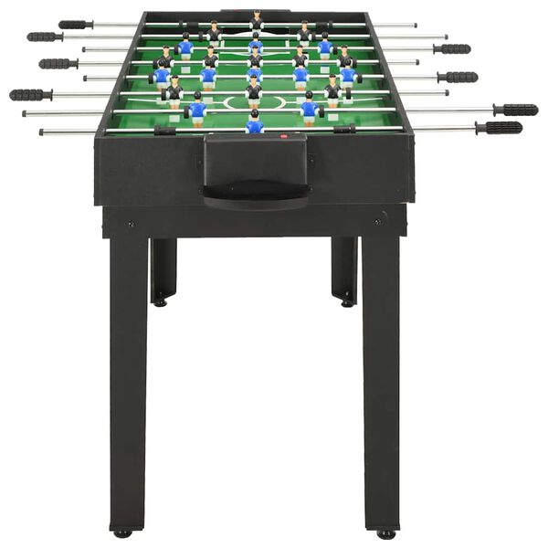 vidaXL Mesa de jogos 15-em-1 121x61x82 cm cor preto