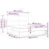 vidaXL Cama com Armazenamento com colch&atilde;o Rosa 200 x 200 cm Veludo