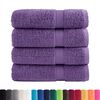 vidaXL Toalhas de m&atilde;os premium SOLUND 4 pcs 50x100 cm 600 gsm roxo