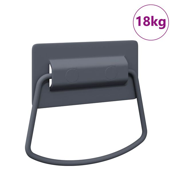 vidaXL Ma&ccedil;anetas de Arm&aacute;rio Antracite 85 x 45 mm Metal