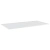 vidaXL Prateleiras estante 4pcs 80x20x1,5cm contrapl. branco brilhante