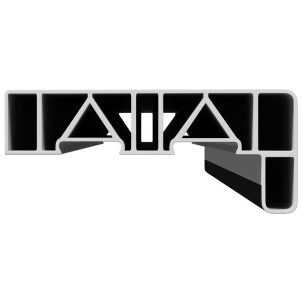 vidaXL Soleira de Janela Antracite com Veio de Madeira PVC