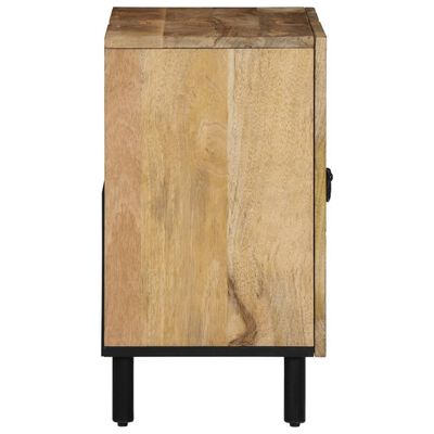 vidaXL Armário para lavatório 62x33x58 cm madeira de mangueira maciça