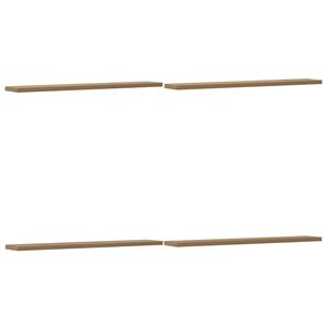 vidaXL Prateleiras p/ estante 4 pcs deriv. madeira carvalho artisiano