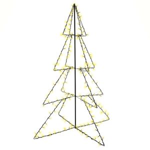 vidaXL &Aacute;rvore de Natal em cone 240 LEDs 115x150 cm interior e exterior