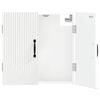 vidaXL Arm&aacute;rio para Dartboard HOORN Branco 52,5 x 10,5 x 53,5 cm