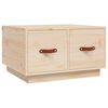 vidaXL Mesa de centro 60x53x35 cm pinho maci&ccedil;o