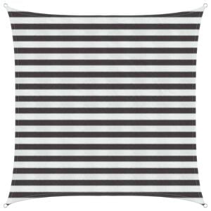 vidaXL Vela de Sombra Antracite e Branco 2 x 2 m HDPE