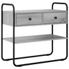vidaXL Aparador Sonoma cinzento 100 x 40 x 75 cm Derivados de Madeira