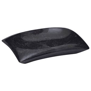 vidaXL Lavat&oacute;rio 50x35x10 cm m&aacute;rmore preto