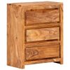 vidaXL Arm&aacute;rio com gavetas 60x33x75 cm madeira de ac&aacute;cia maci&ccedil;a