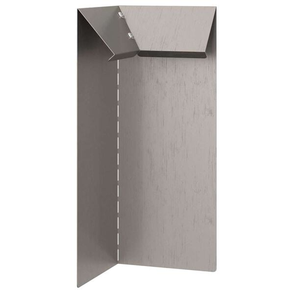 vidaXL Cerca de Caracol Ferro Enferrujado 10 x 10 x 25 cm